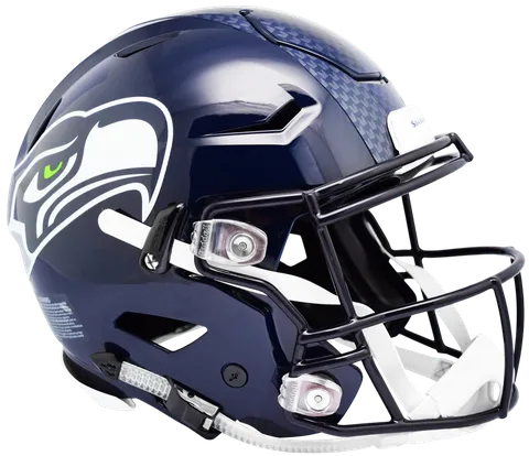 Seattle Seahawks Riddell Authentic SpeedFlex Football Helmet – Matte Navy