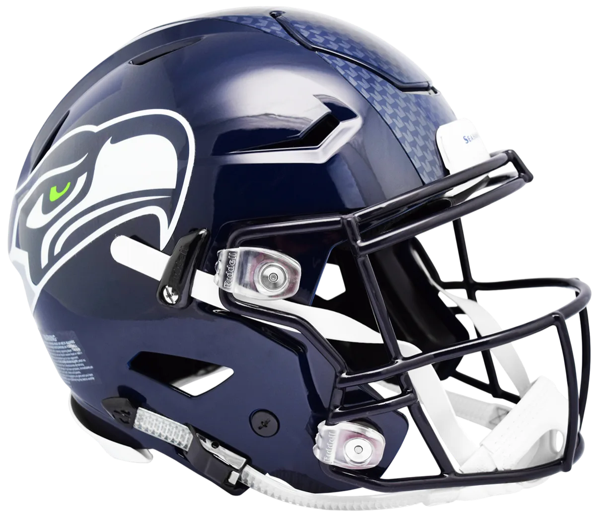 Seattle Seahawks Riddell Authentic SpeedFlex Football Helmet – Matte Navy