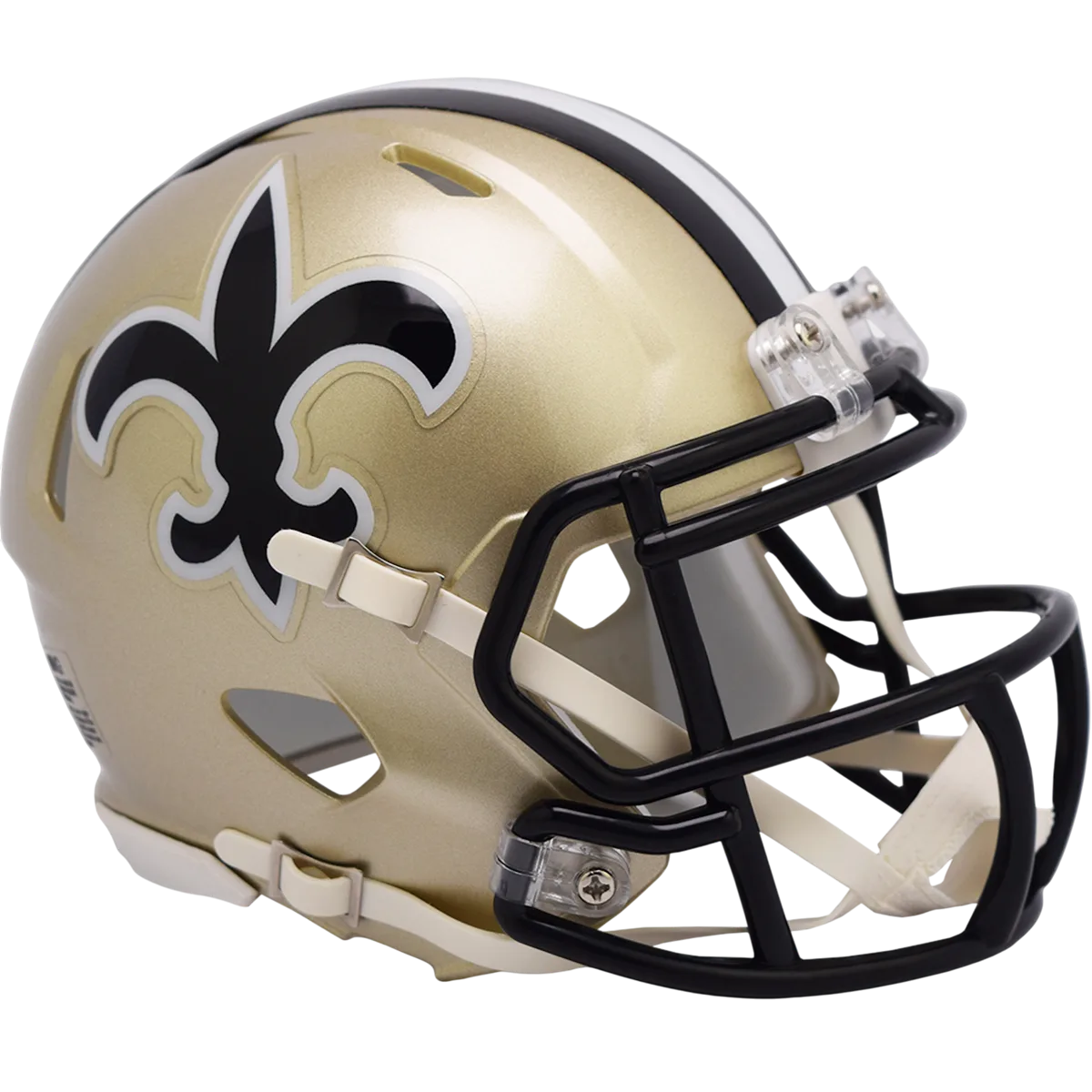 New Orleans Saints Riddell Mini Speed Football Helmet – 1976 to 1999 Throwback