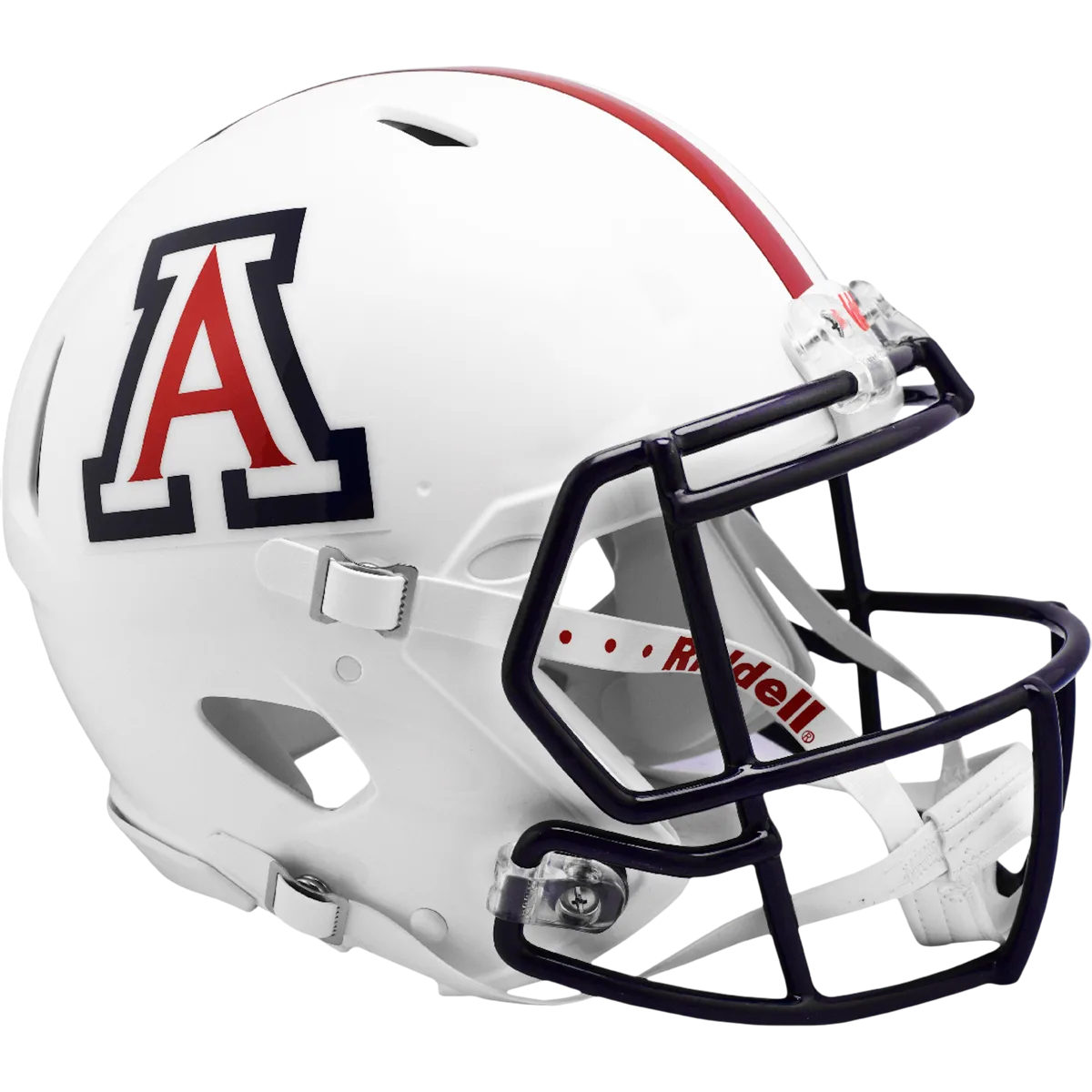 Arizona Wildcats Riddell Authentic Speed Football Helmet – Gloss White