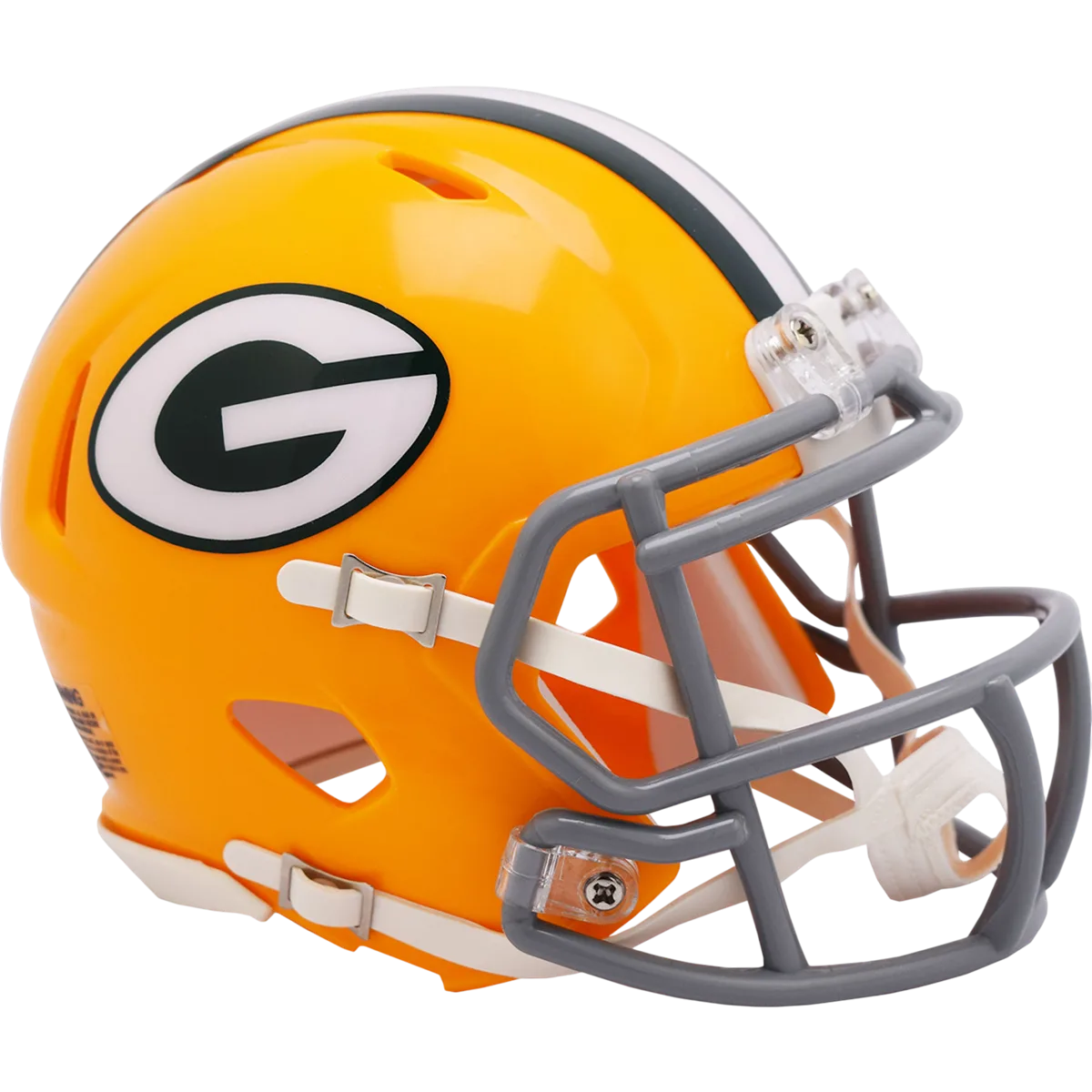 Green Bay Packers Riddell Mini Speed Football Helmet – 1961 to 1979 Throwback