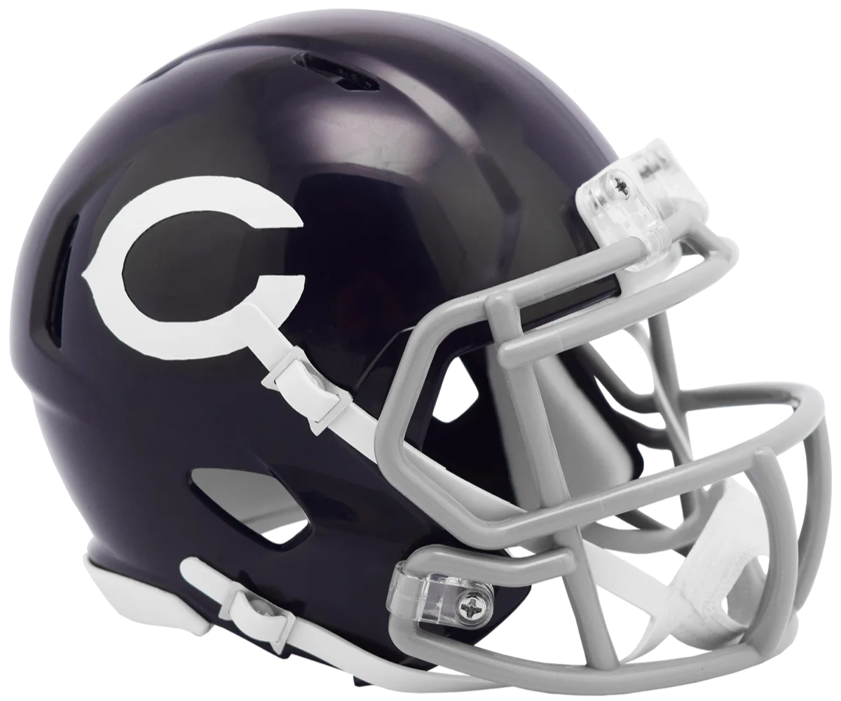 Chicago Bears Riddell Mini Speed Football Helmet – 1962 to 1973 Throwback