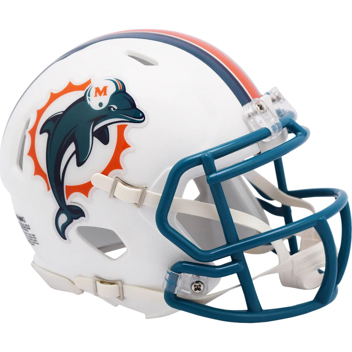 Miami Dolphins Riddell Mini Speed Football Helmet – 1997 to 2012 Throwback
