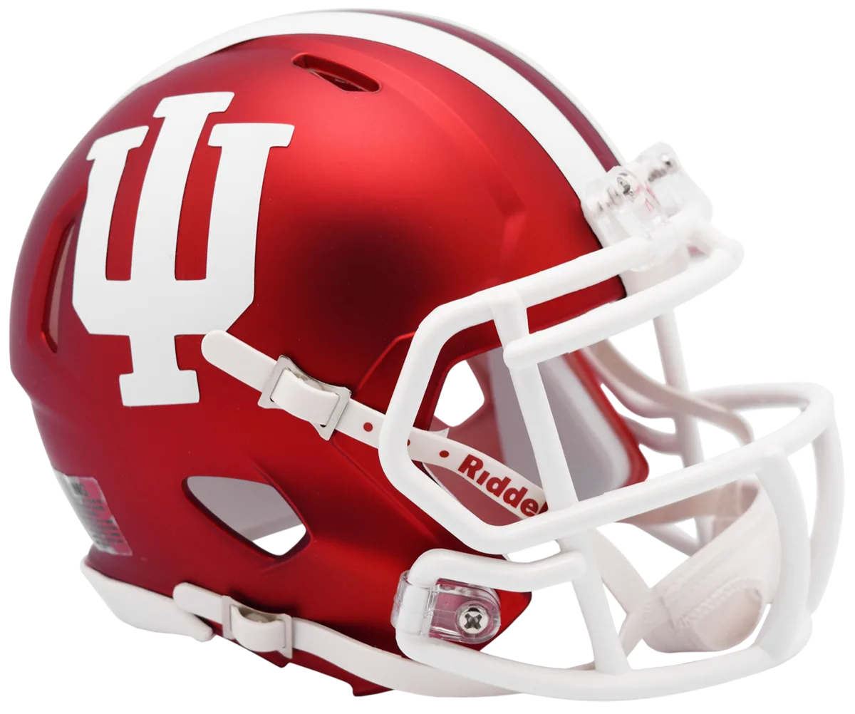 Indiana Hoosiers Riddell Mini Speed Football Helmet – Anodized Crimson