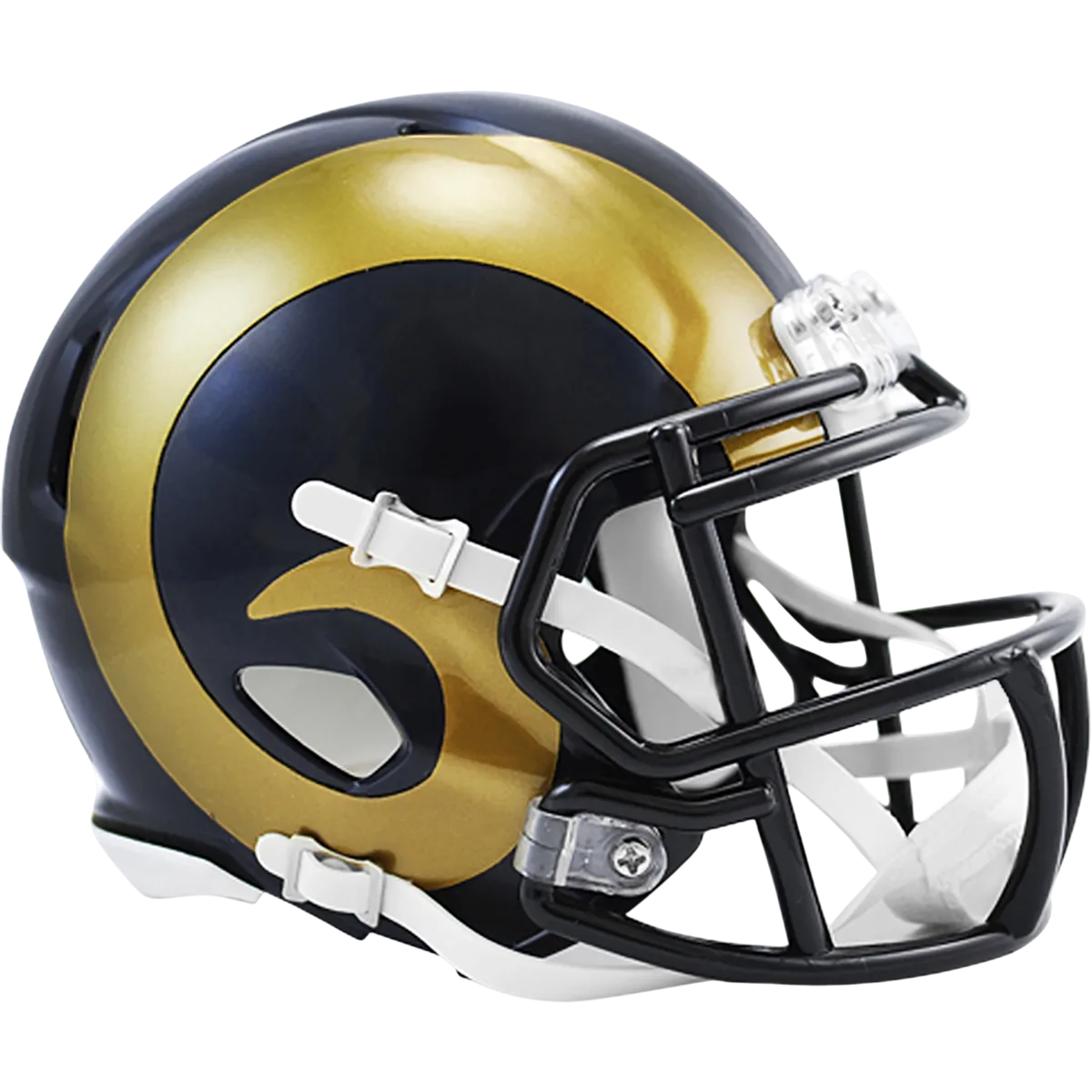 Los Angeles Rams Riddell Mini Speed Football Helmet – 2000 to 2016 Throwback