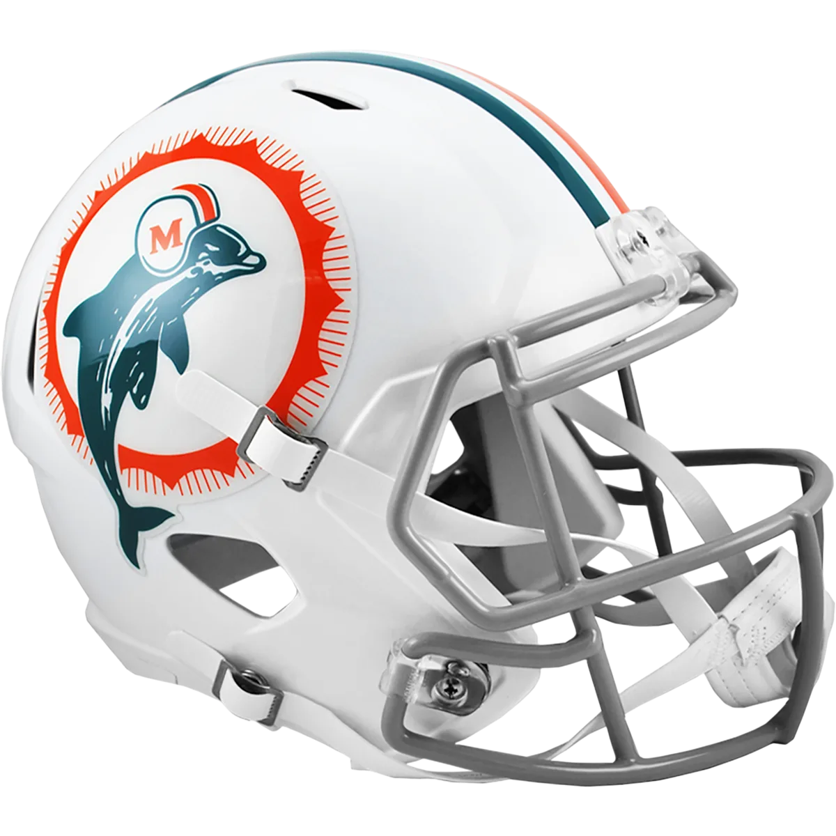 Miami Dolphins Riddell Replica Speed Football Helmet – Tribute