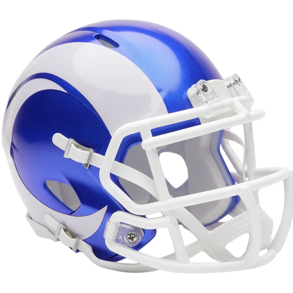 Los Angeles Rams Riddell Mini Speed Football Helmet – 2026 Alternate On-Field