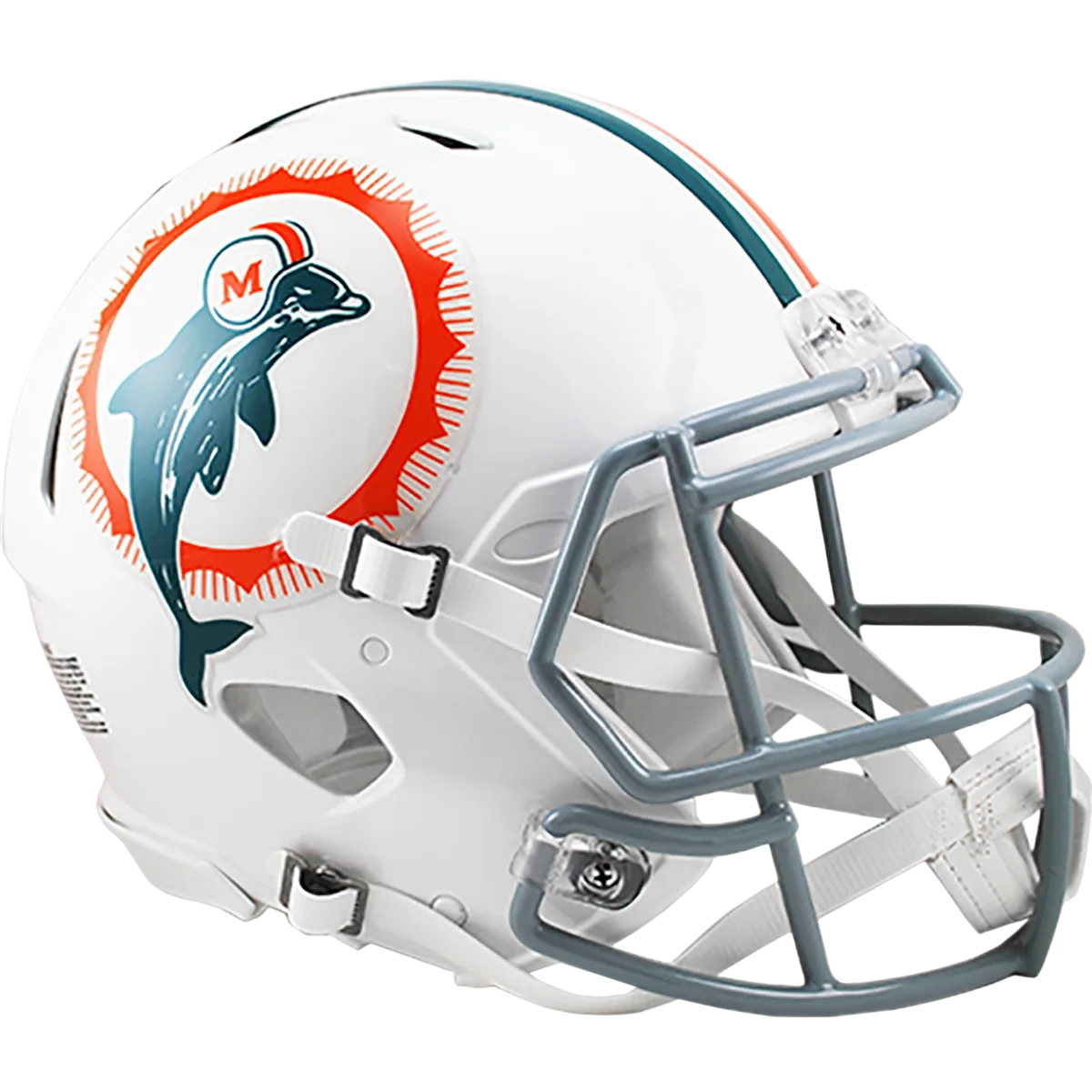 Miami Dolphins Riddell Authentic Speed Football Helmet – Tribute