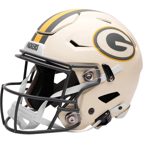 Green Bay Packers Riddell Authentic SpeedFlex Football Helmet – 2026 Rivalries, Alabaster