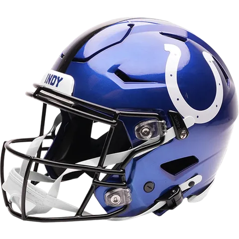 Indianapolis Colts Riddell Authentic SpeedFlex Football Helmet – 2026 Rivalries, Metallic Blue