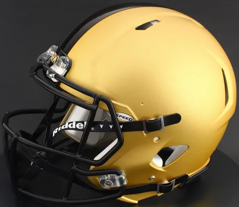Army Black Knights Riddell Authentic Speed Football Helmet – Gold