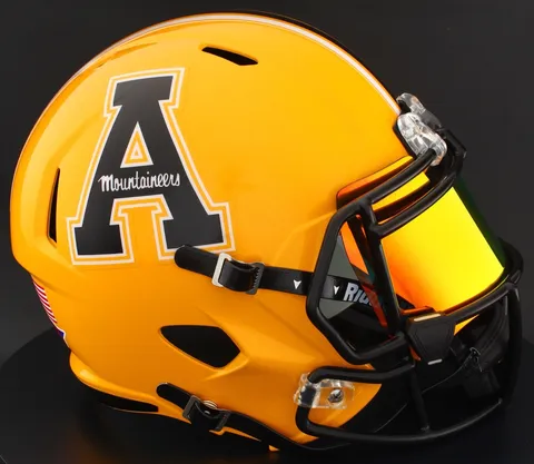 Appalachian State Mountaineers Riddell Replica Speed Football Helmet – Gold