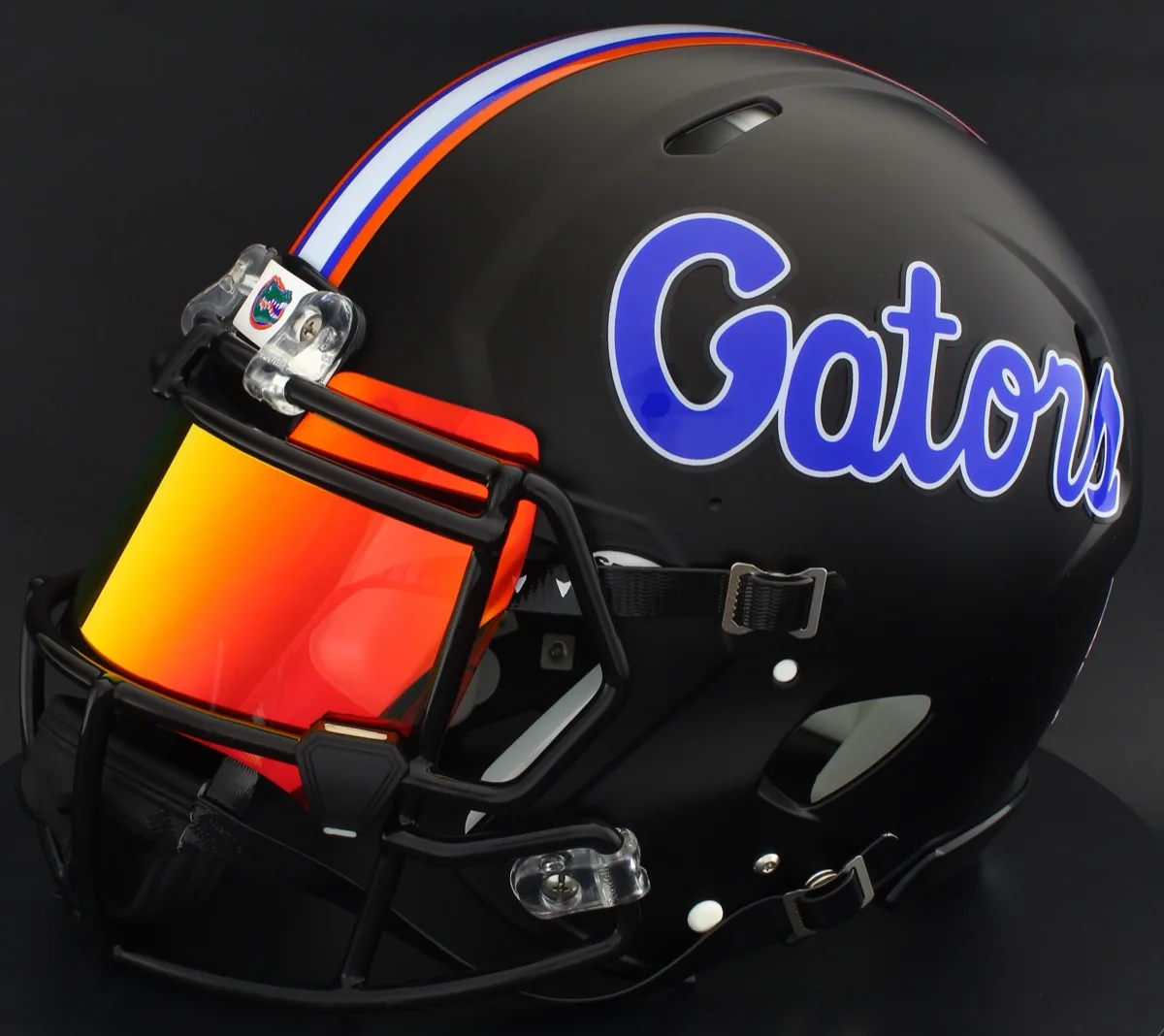 Florida Gators Riddell Authentic Speed Football Helmet – Satin Black