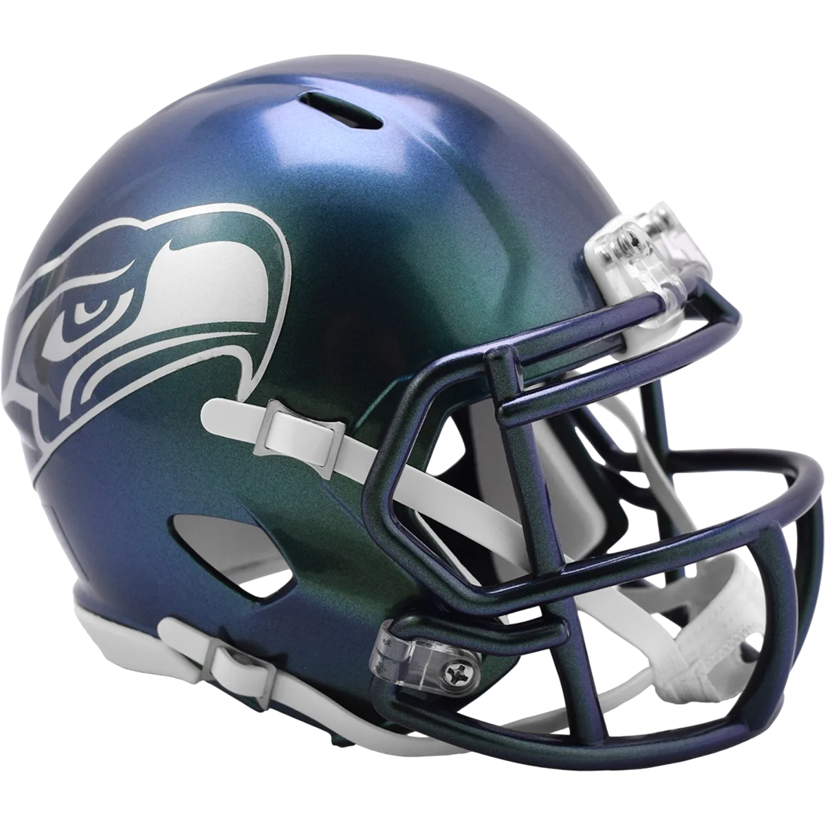 Seattle Seahawks Riddell Mini Speed Football Helmet – 2025 Rivalries