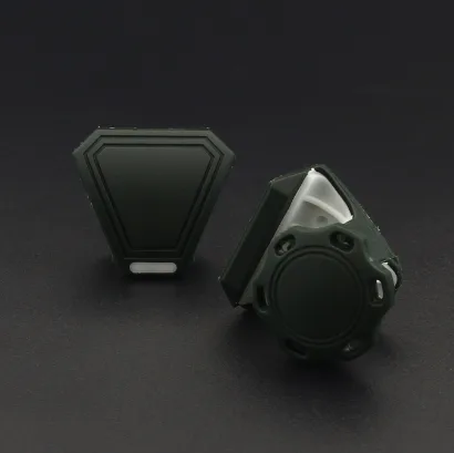 Dark Green Football Visor Clips