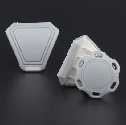 Gray Football Visor Clips