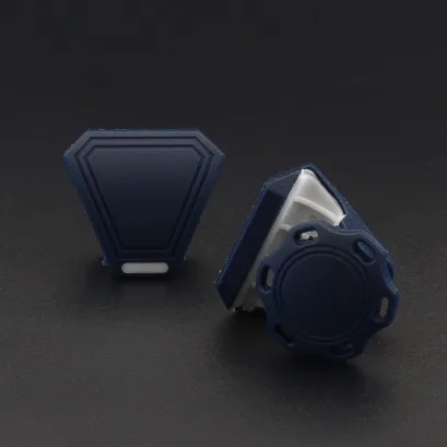 Navy Blue Football Visor Clips