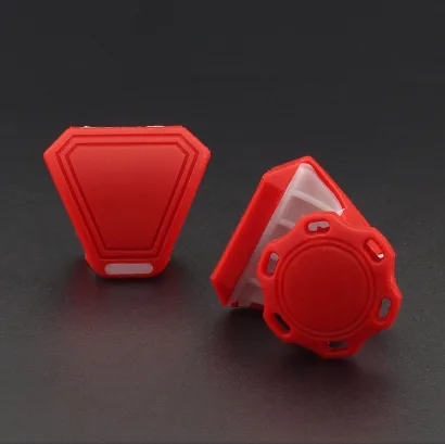 Red Football Visor Clips