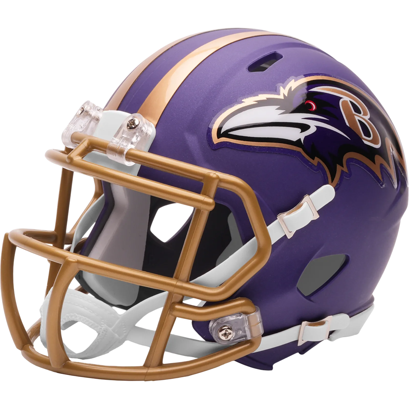Baltimore Ravens Riddell Mini Speed Football Helmet – 2026 Purple Rising