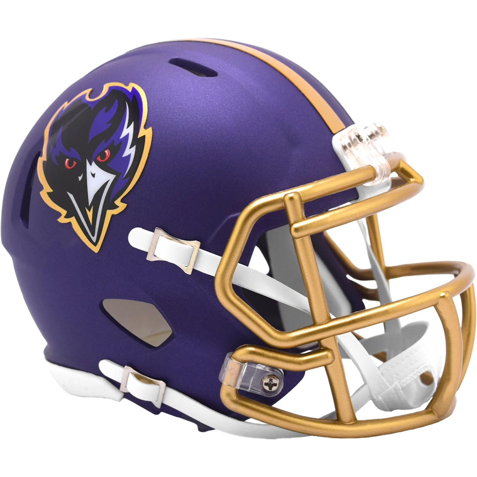Baltimore Ravens Riddell Mini Speed Football Helmet – 2024 Alternate On-Field