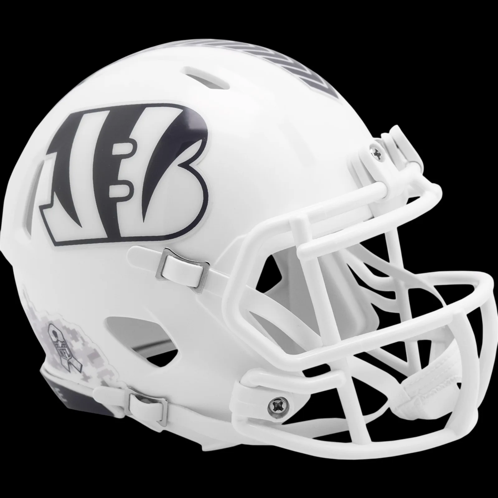 Cincinnati Bengals Riddell Mini Speed Football Helmet – Salute to Service 3