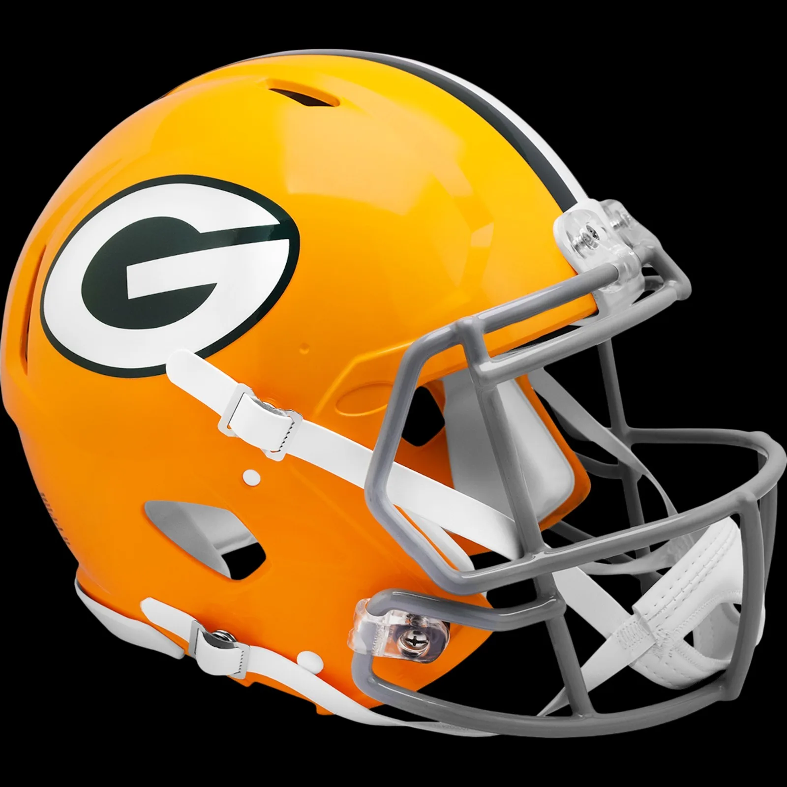 Green Bay Packers Riddell Authentic Speed Football Helmet – 1961 to 1979 Throwback