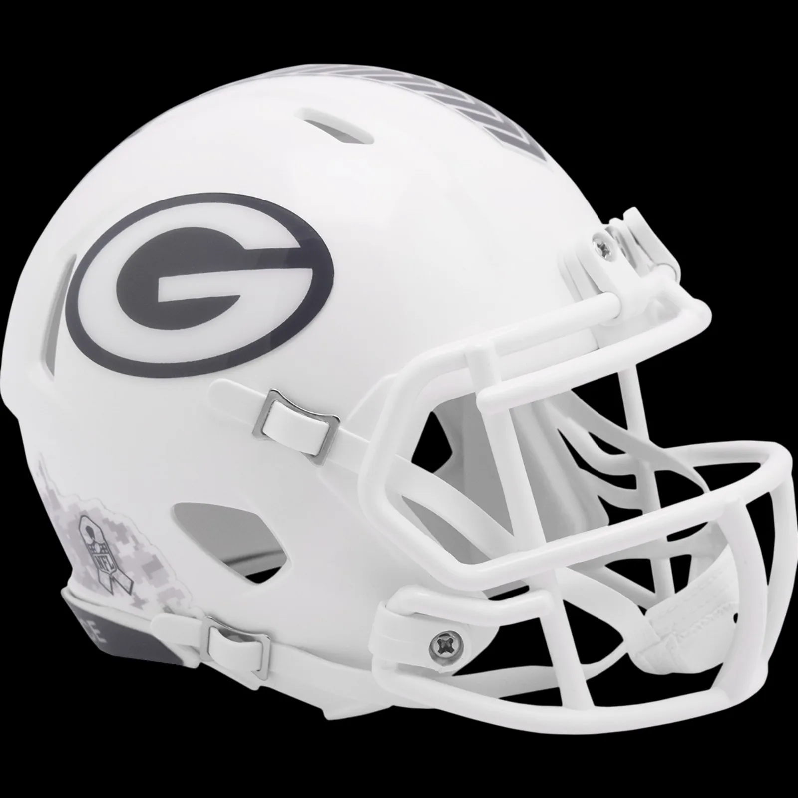 Green Bay Packers Riddell Mini Speed Football Helmet – Salute to Service 3