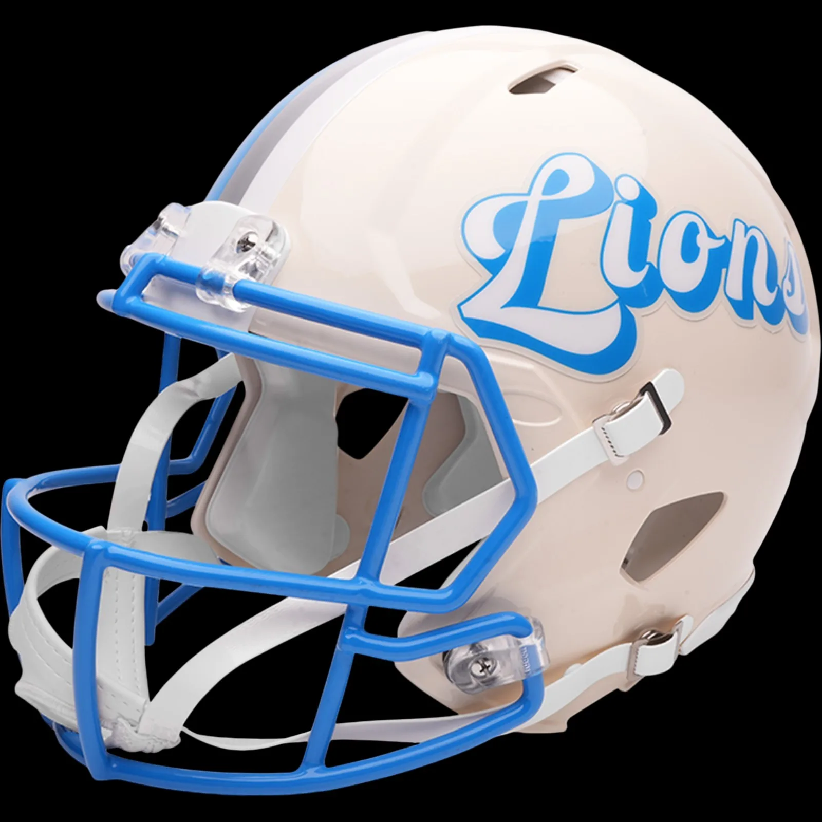 Detroit Lions Riddell Authentic Speed Football Helmet – Retro