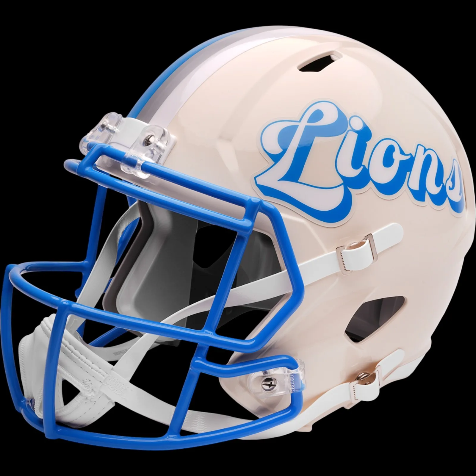 Detroit Lions Riddell Replica Speed Football Helmet – Retro