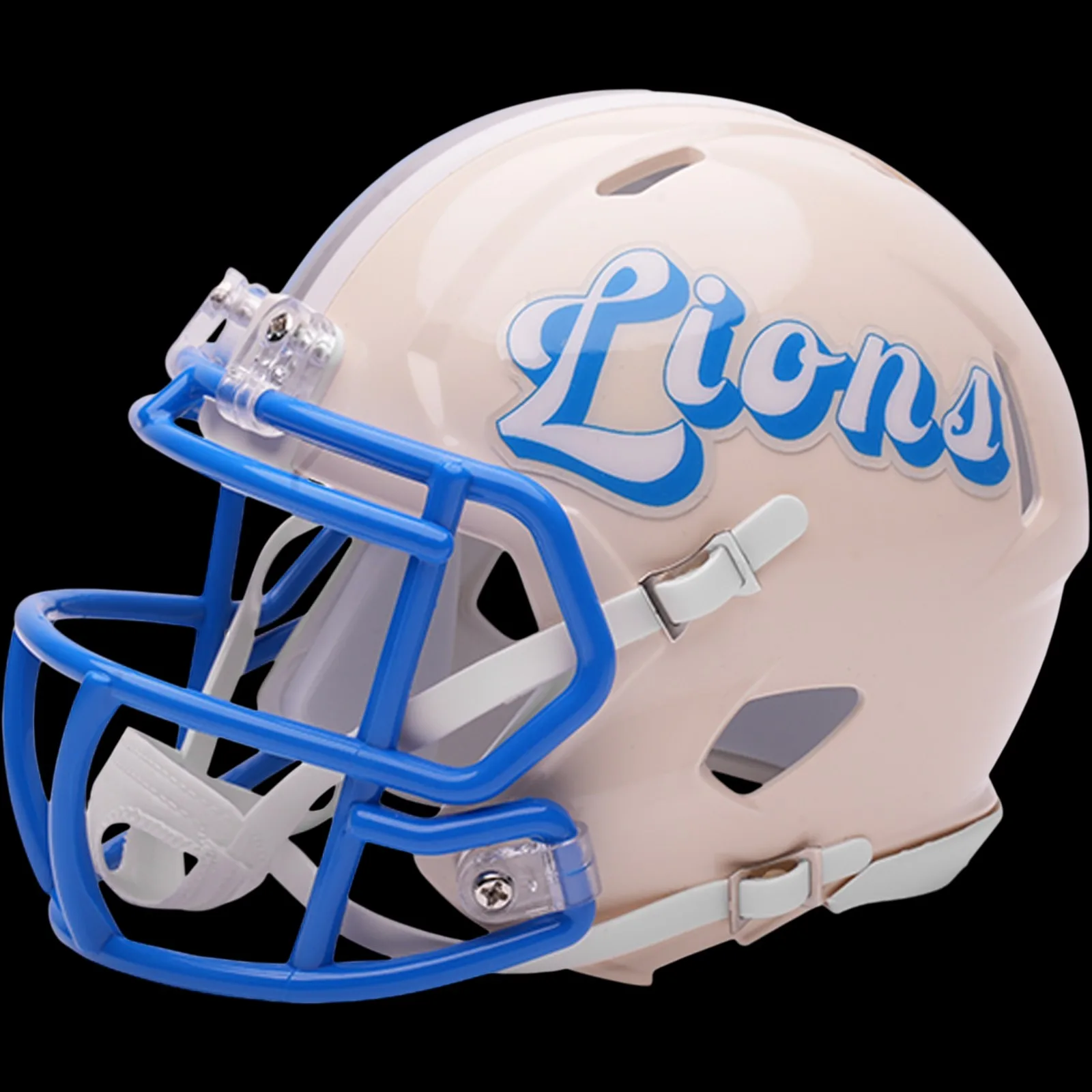 Detroit Lions Riddell Mini Speed Football Helmet – Retro
