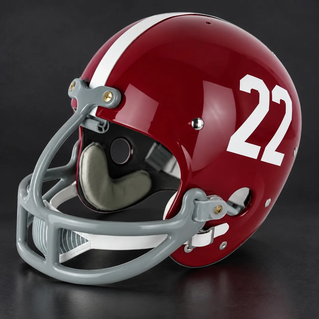 Alabama Crimson Tide Throwback Vintage Shell Football Helmet 1964-1982
