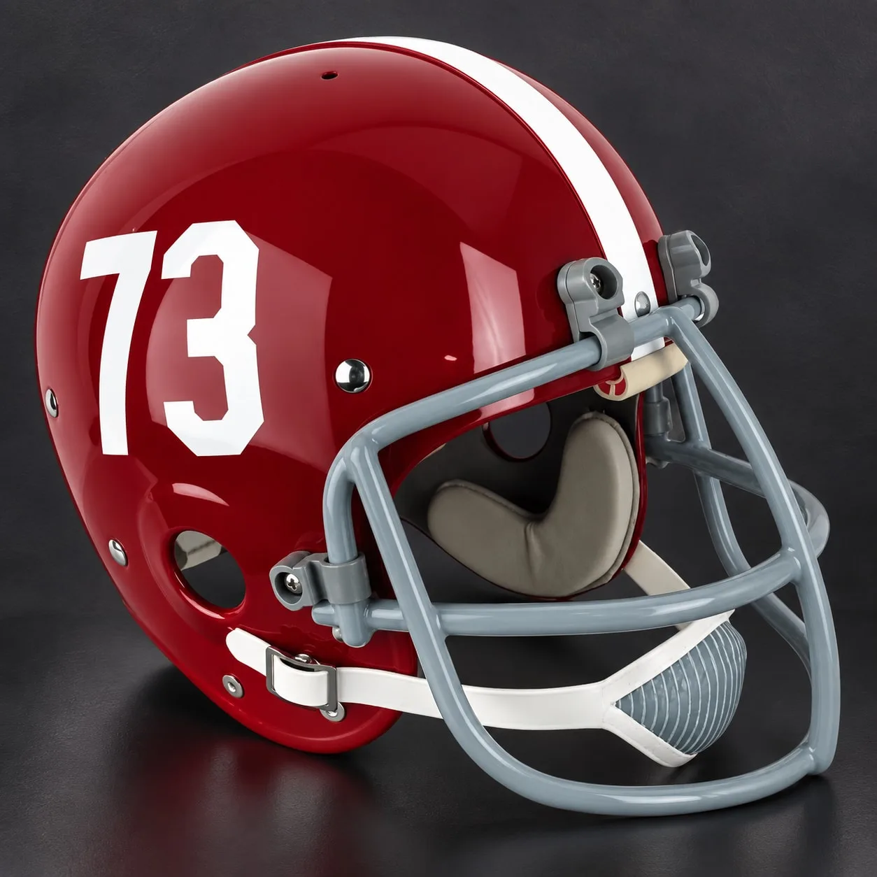 Alabama Crimson Tide Throwback Vintage Shell Football Helmet 1973