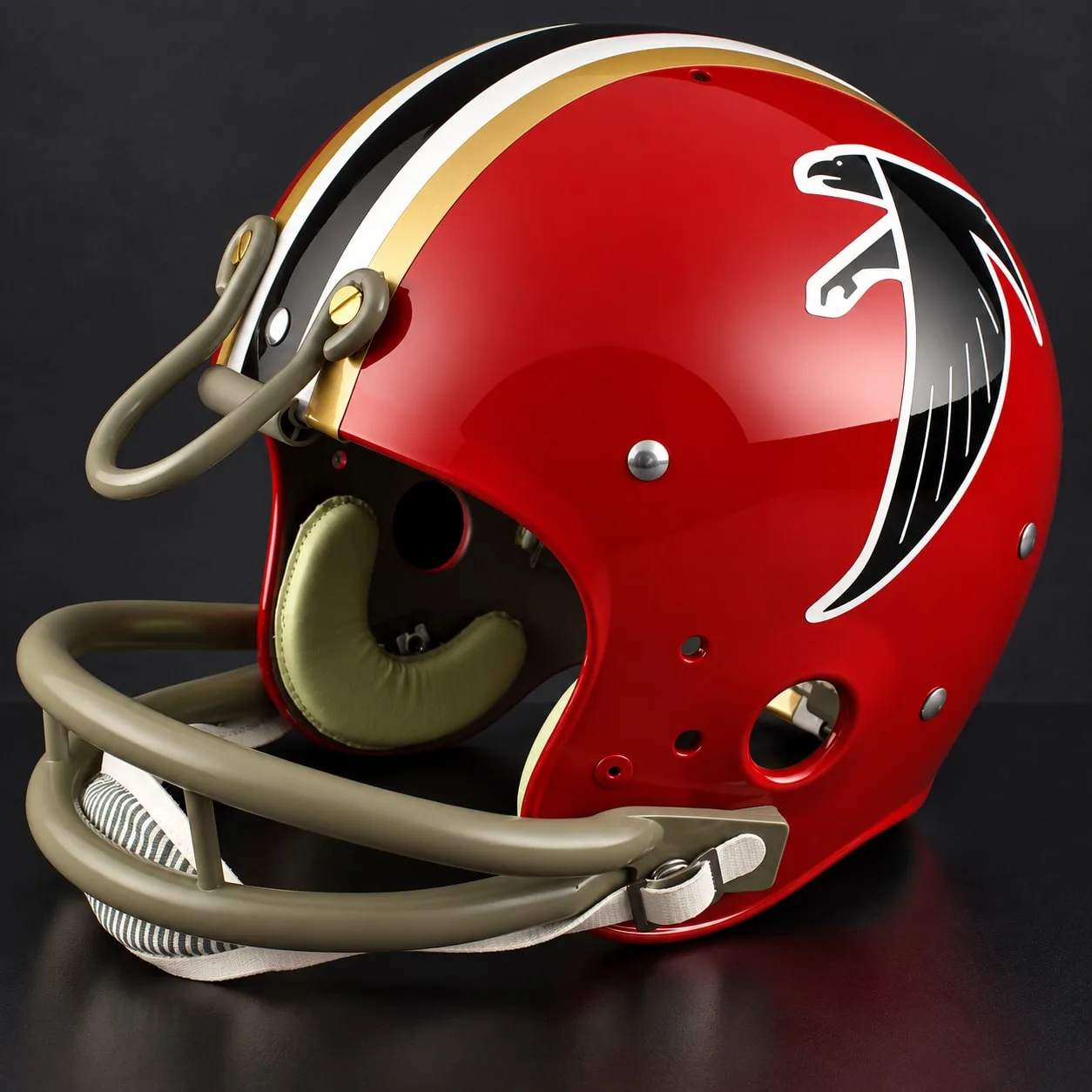 Atlanta Falcons Throwback Vintage Shell Football Helmet 1966-1969 – TK Suspension