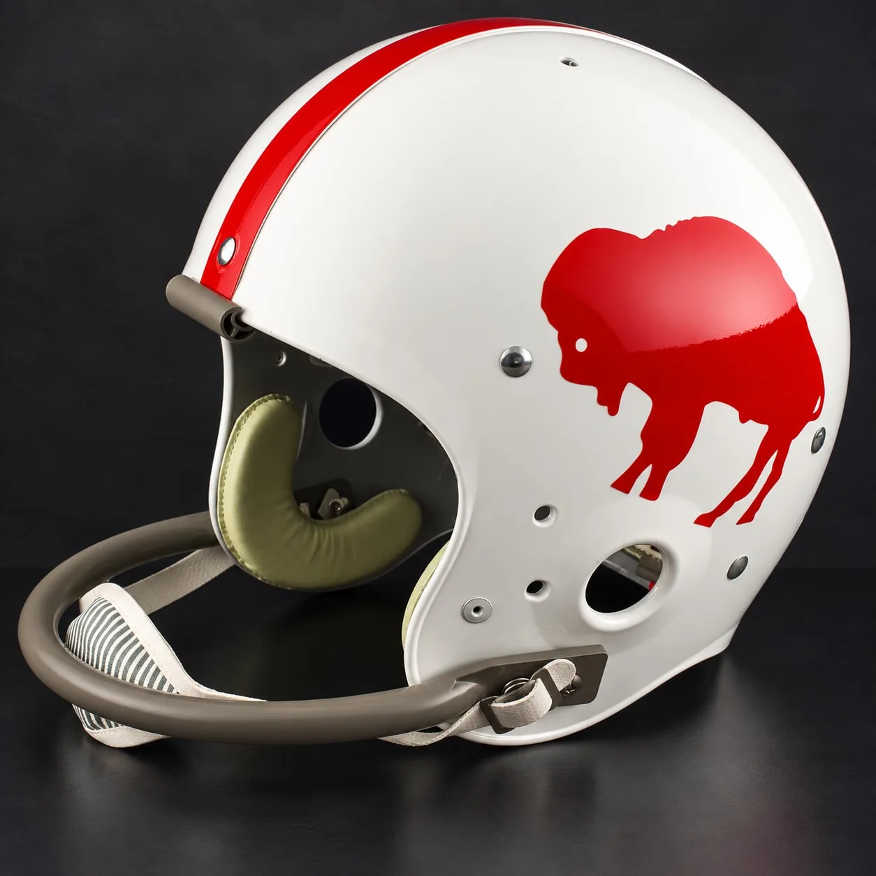 Buffalo Bills Throwback Vintage Shell Football Helmet 1962-1964