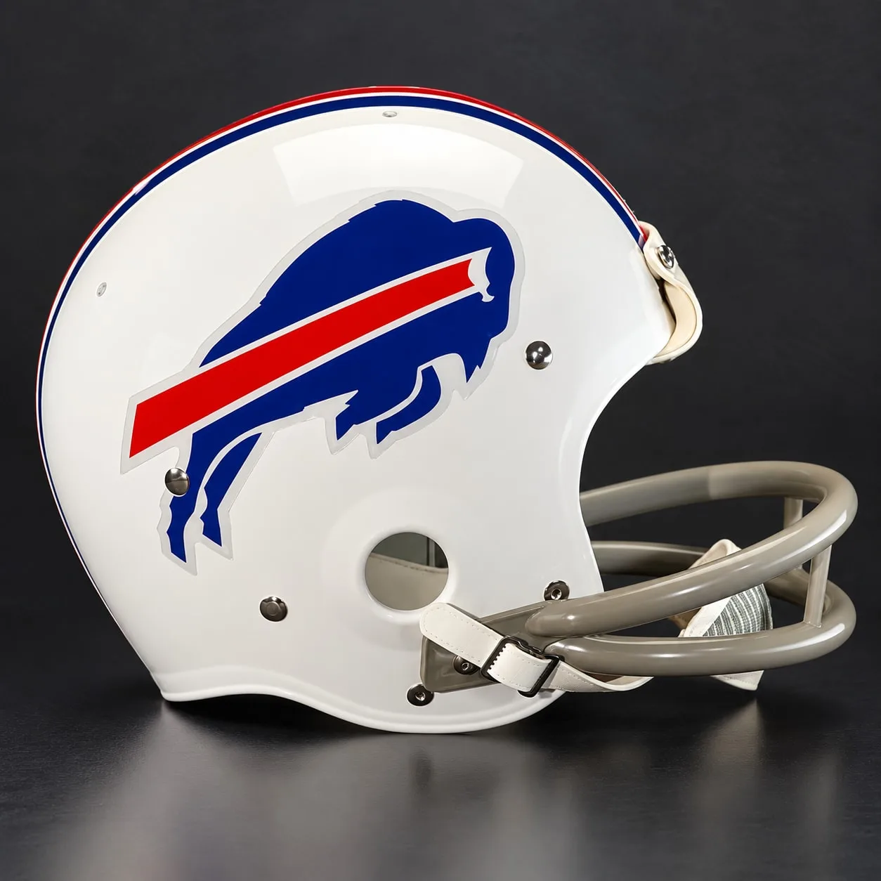 Buffalo Bills Throwback Vintage Shell Football Helmet 1974-1976