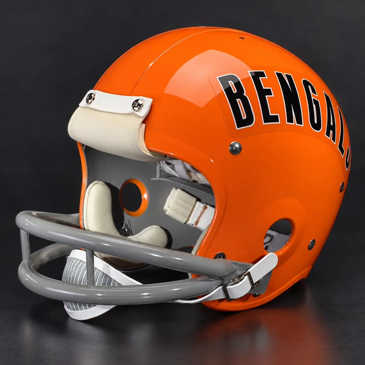 Cincinnati Bengals Throwback Vintage Shell Football Helmet 1975-1979