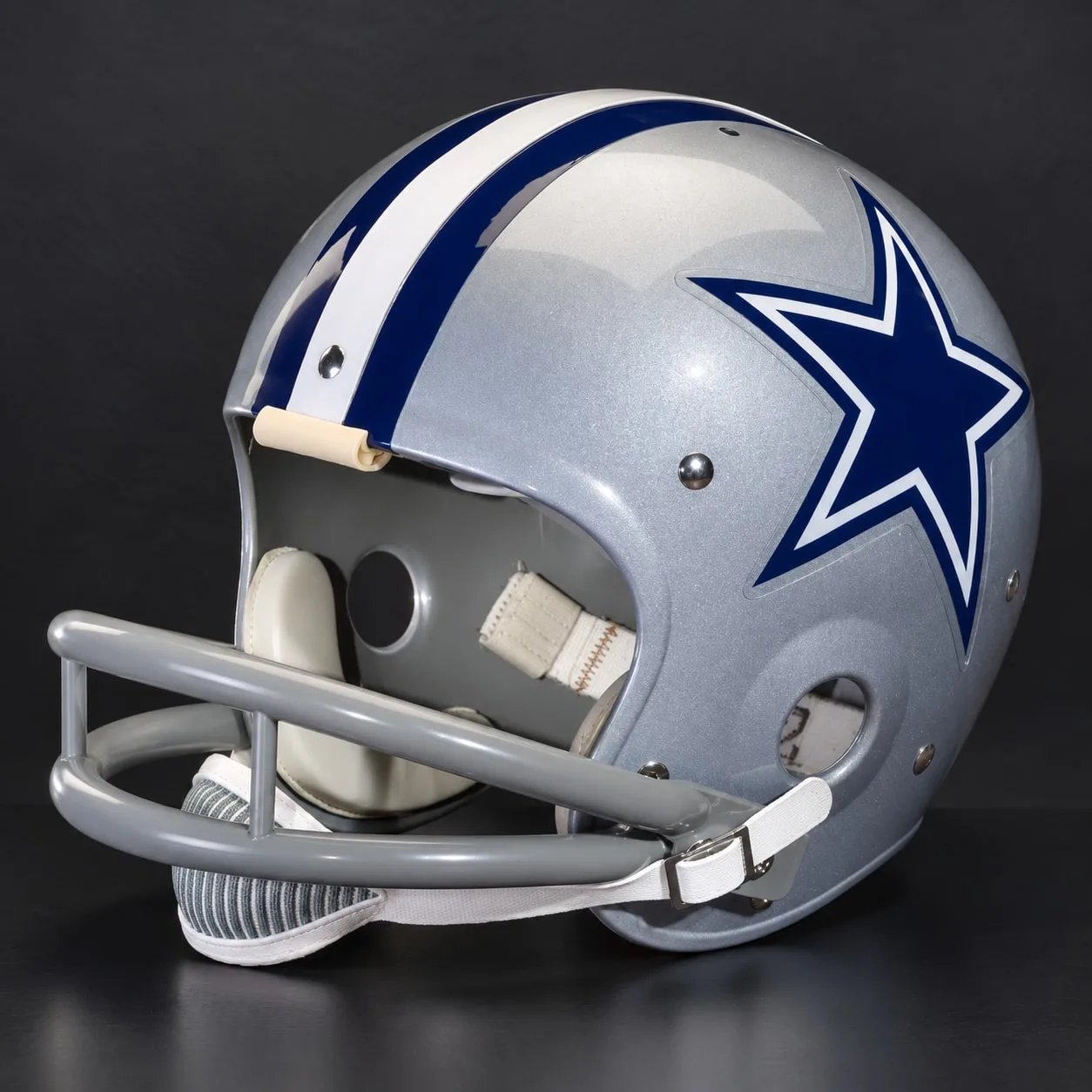 Dallas Cowboys Throwback Vintage Shell Football Helmet 1970-1977