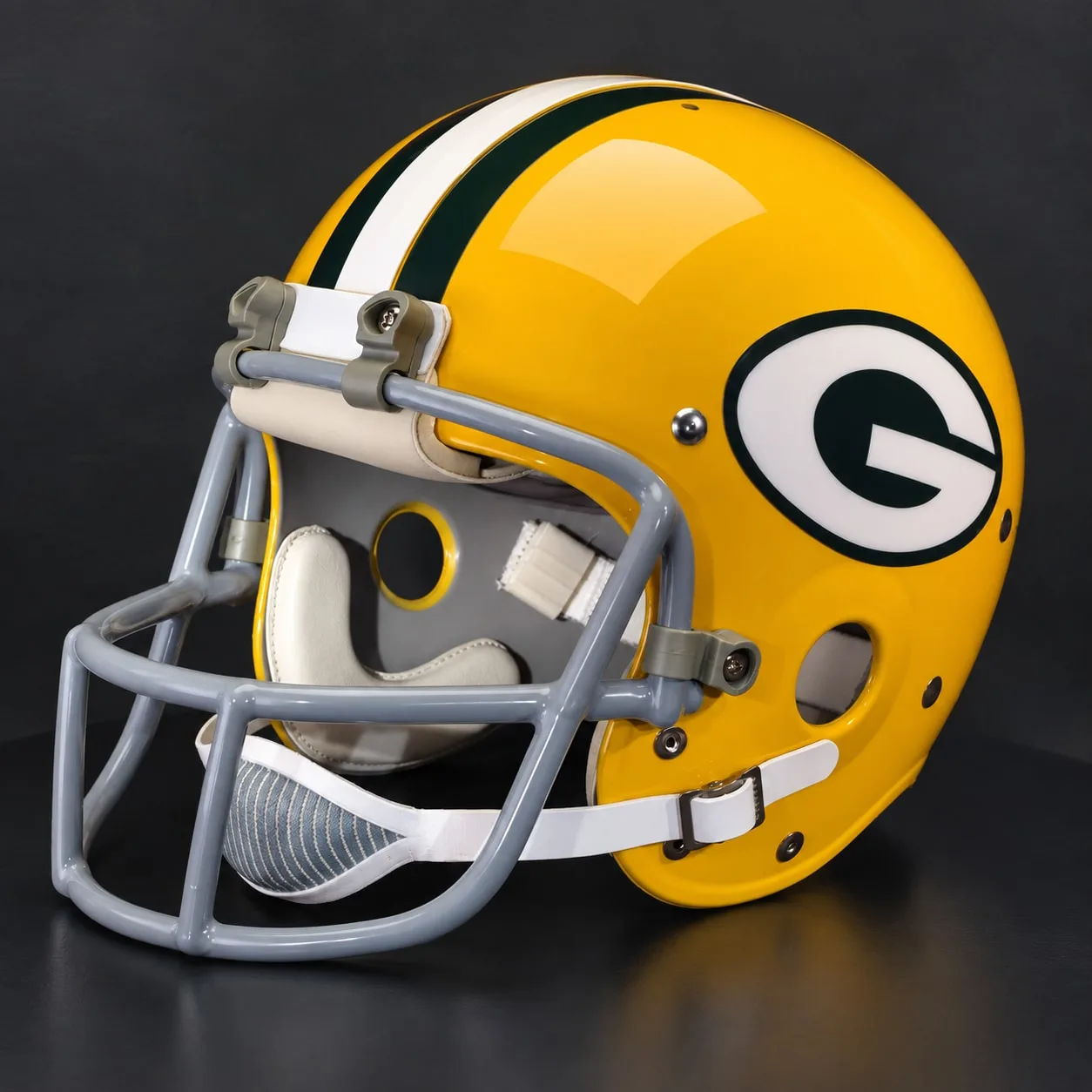 Green Bay Packers Throwback Vintage Shell Football Helmet 1978