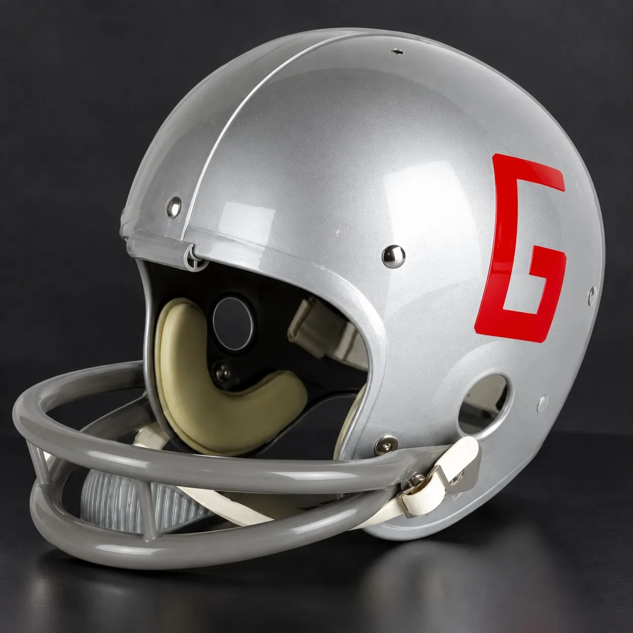 Georgia Bulldogs Throwback Vintage Shell Football Helmet 1962