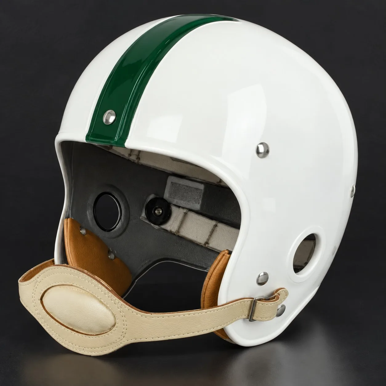 Hawaii Rainbow Warriors Throwback Vintage Shell Football Helmet 1946-1948