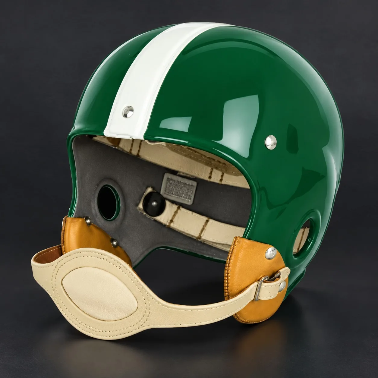 Hawaii Rainbow Warriors Throwback Vintage Shell Football Helmet 1949