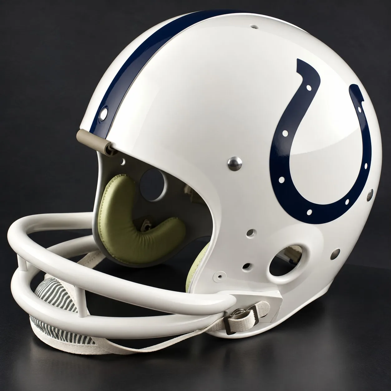 Indianapolis Colts Throwback Vintage Shell Football Helmet 1977