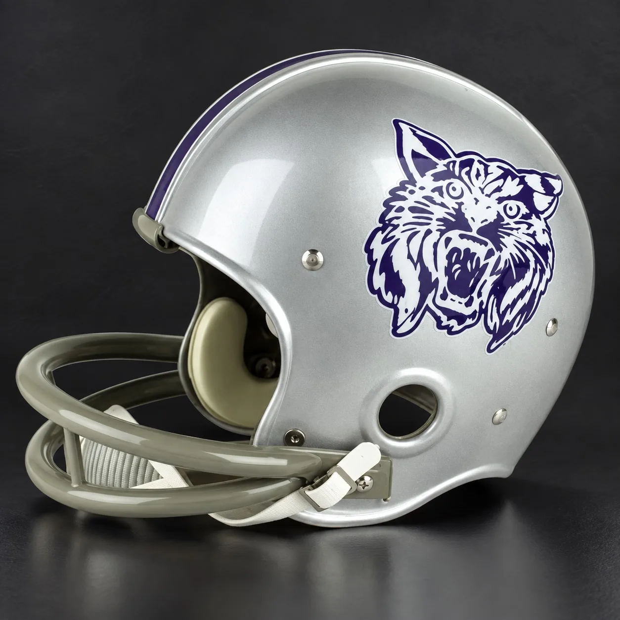 Kansas State Wildcats Throwback Vintage Shell Football Helmet 1970-1971