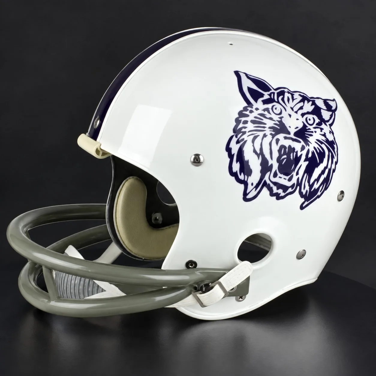 Kansas State Wildcats Throwback Vintage Shell Football Helmet 1974