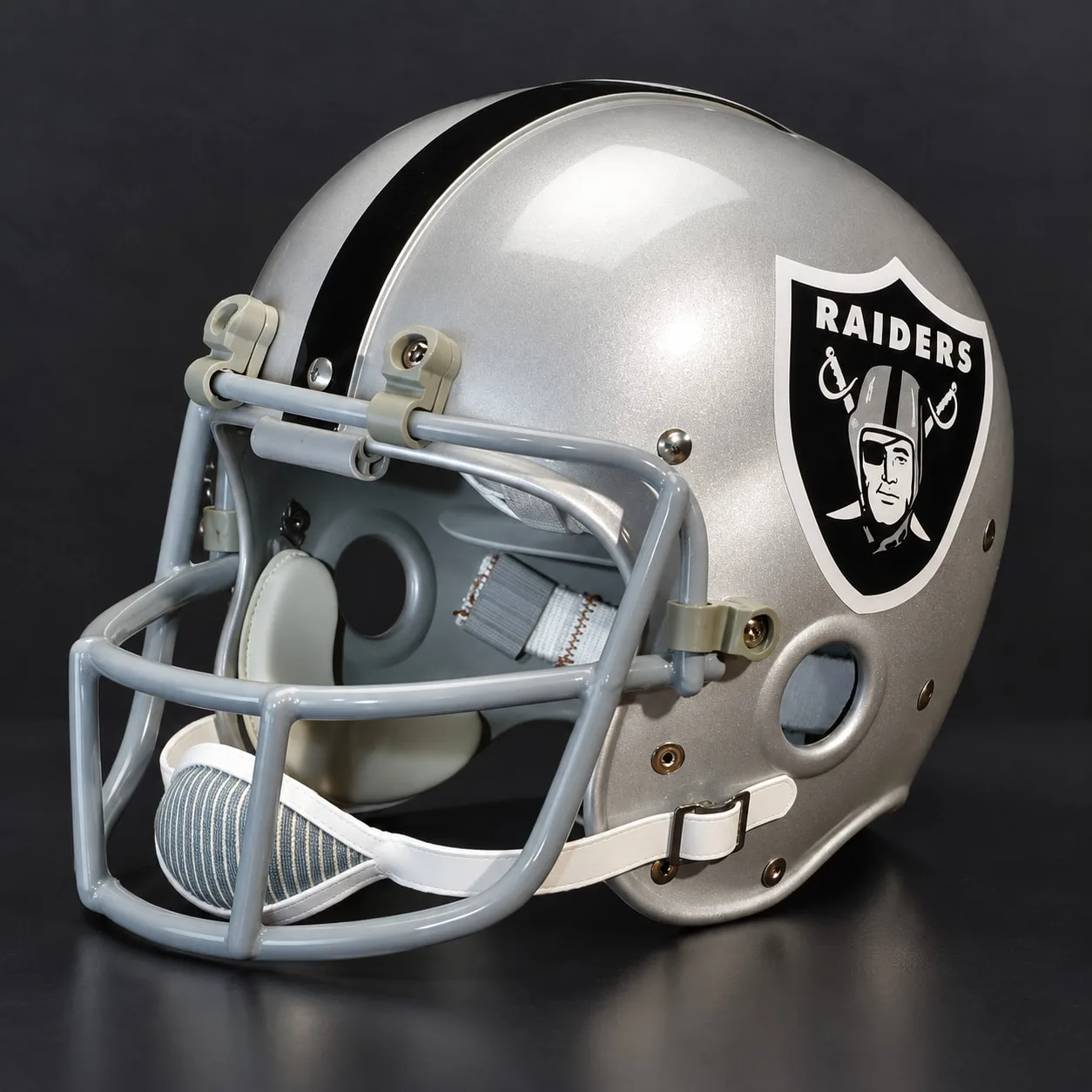 Las Vegas Raiders Throwback Vintage Shell Football Helmet 1970
