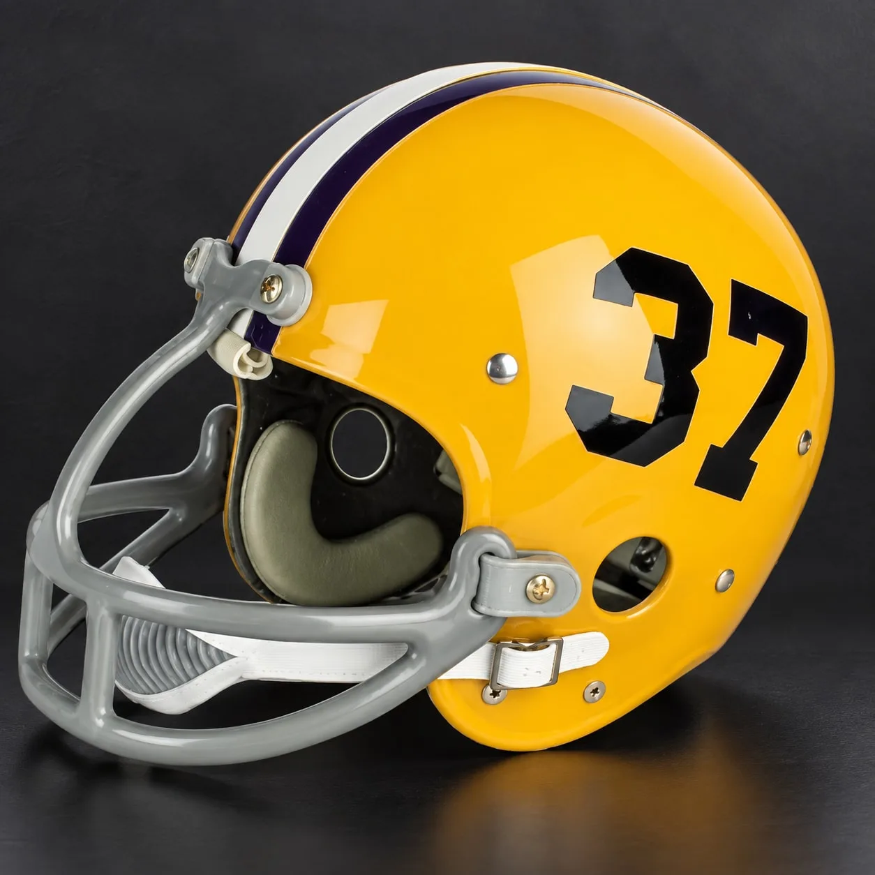 LSU Tigers Throwback Vintage Shell Football Helmet 1965-1971