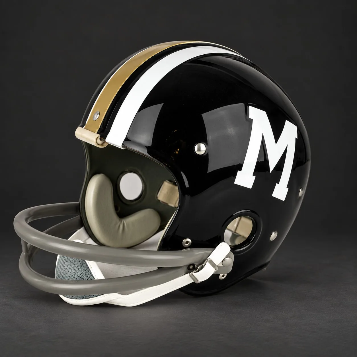 Missouri Tigers Throwback Vintage Shell Football Helmet 1971-1977