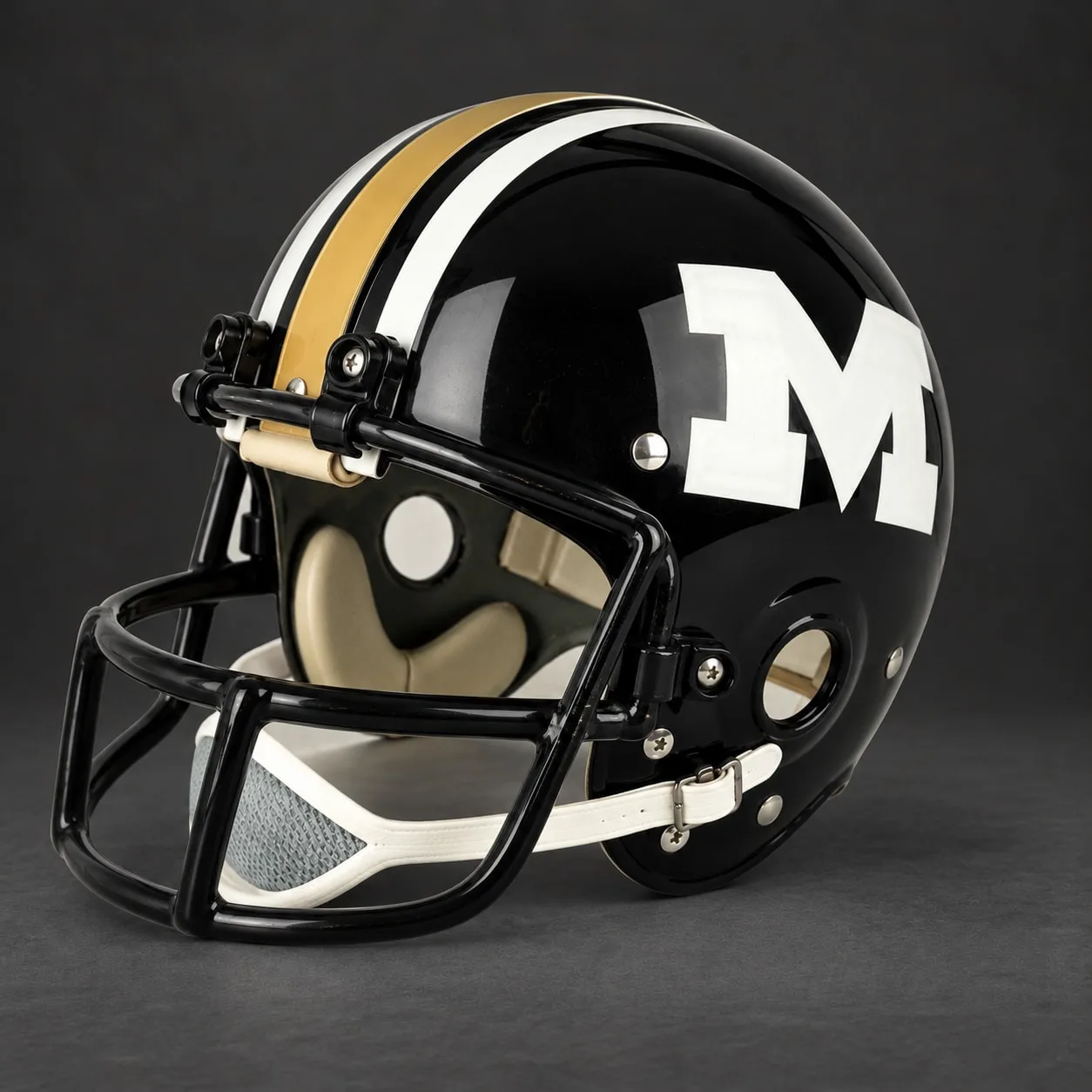 Missouri Tigers Throwback Vintage Shell Football Helmet 1979-1981