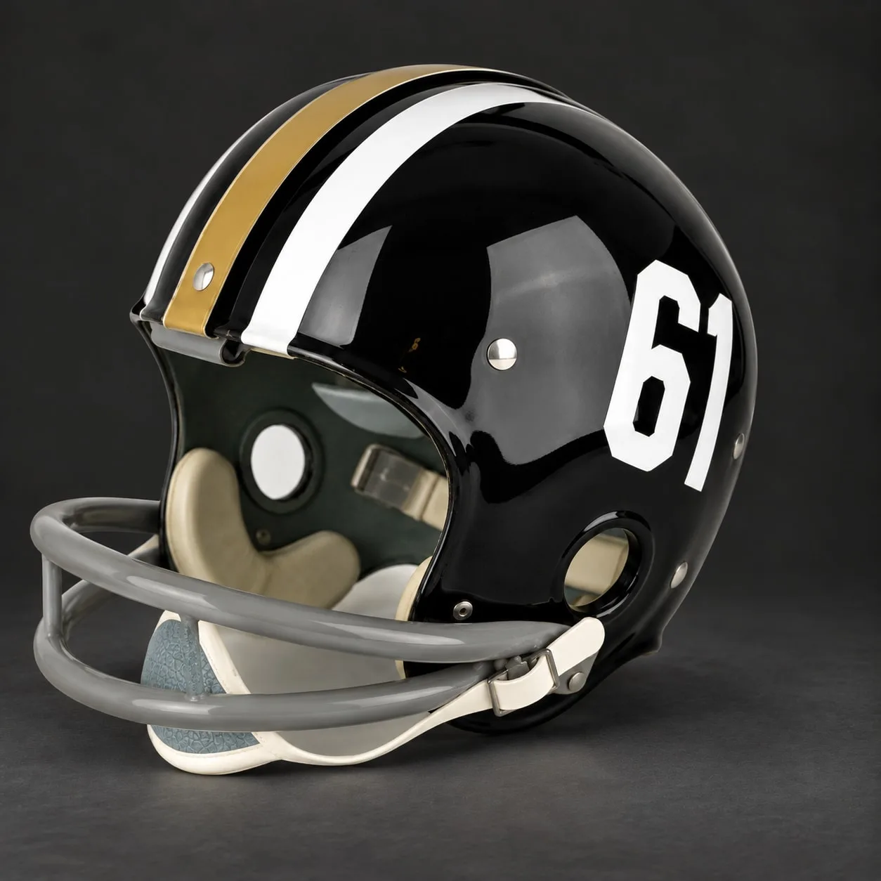 Missouri Tigers Throwback Vintage Shell Football Helmet 1961-1970