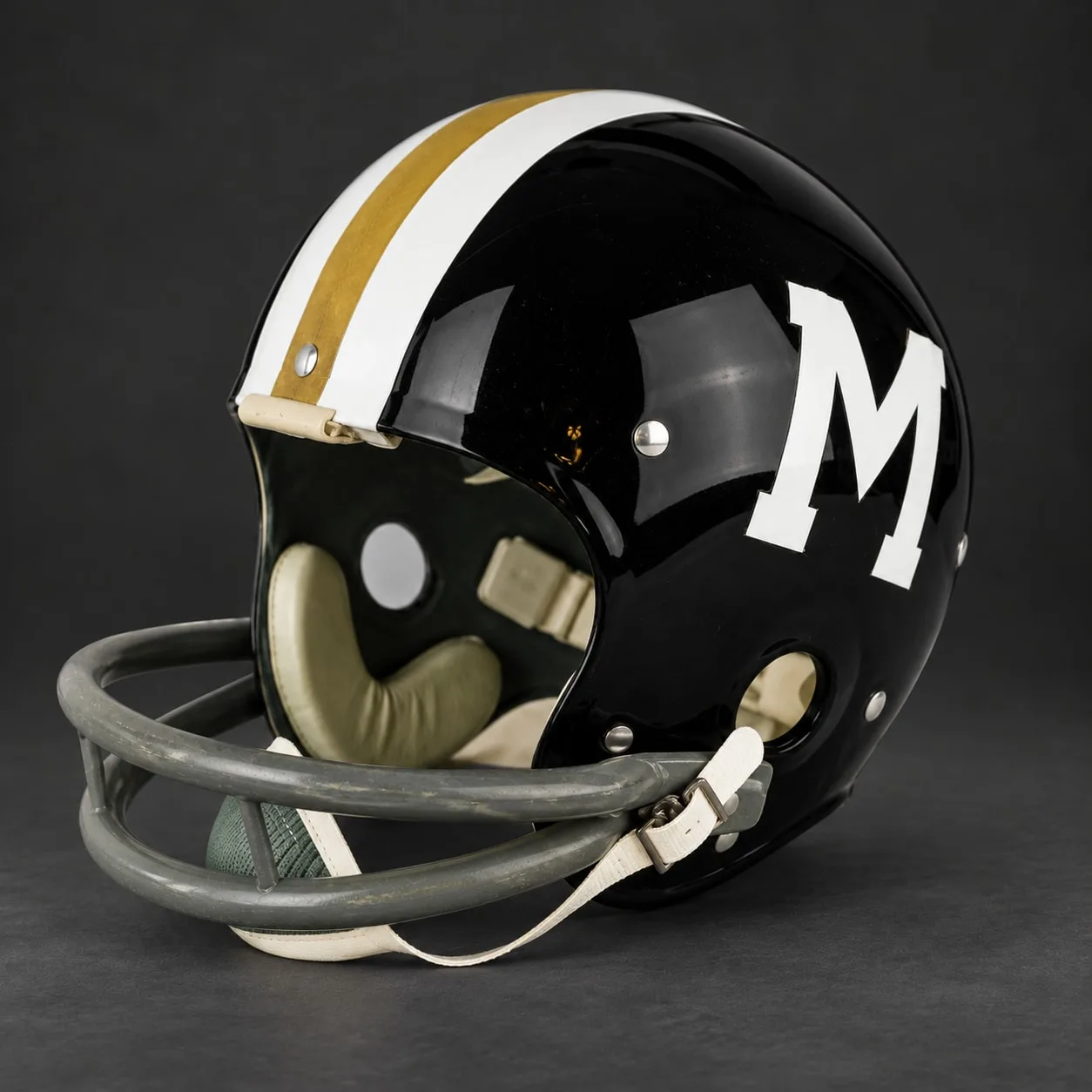Missouri Tigers Throwback Vintage Shell Football Helmet 1972-1975